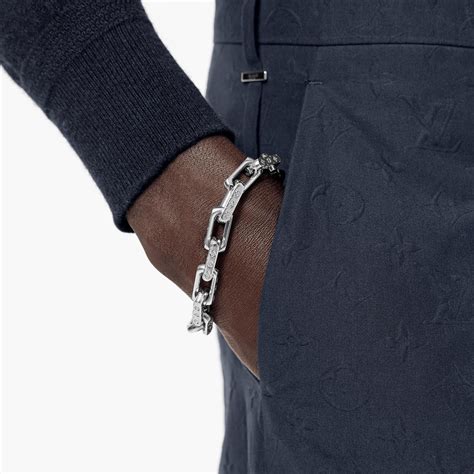 мужские браслеты louis vuitton|Louis Vuitton monogram chain bracelet.